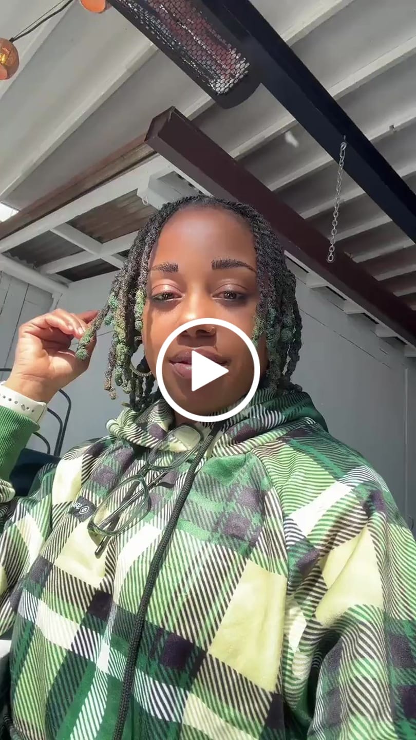 Customer video review of Green Plaid Human Hoodie