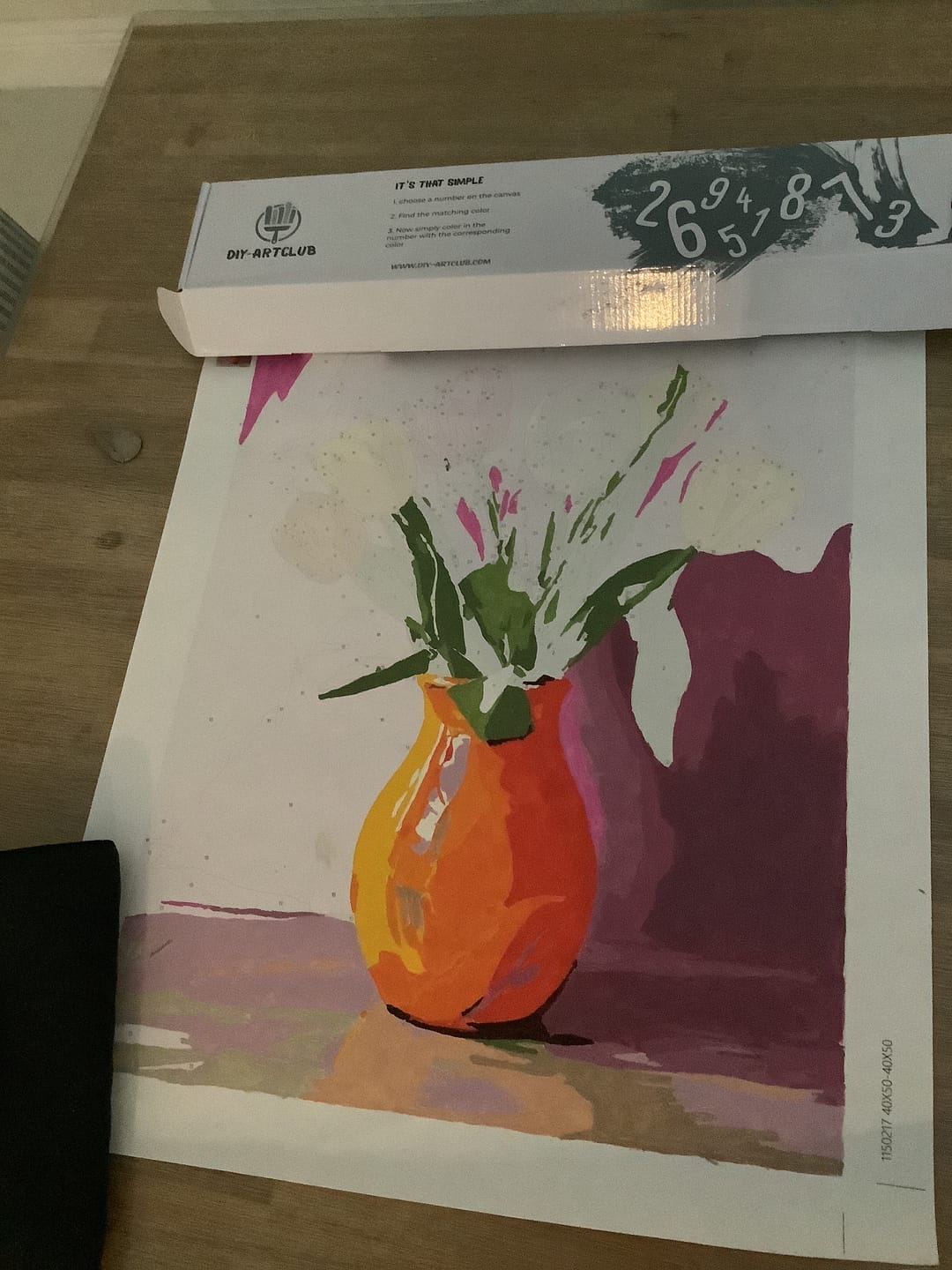 Customer photo review of Tulip radiance | Paint by Number