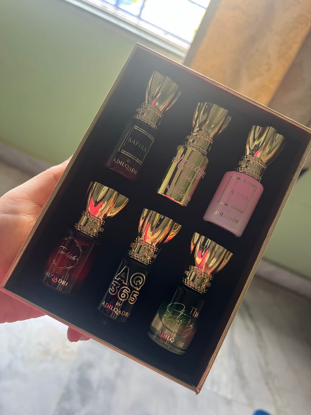 Customer photo review of Essensia Luxury Attar Perfume Gift Set (6 x 5.5Ml)