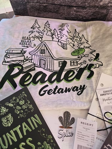 Customer photo review of smut slut book club subscription