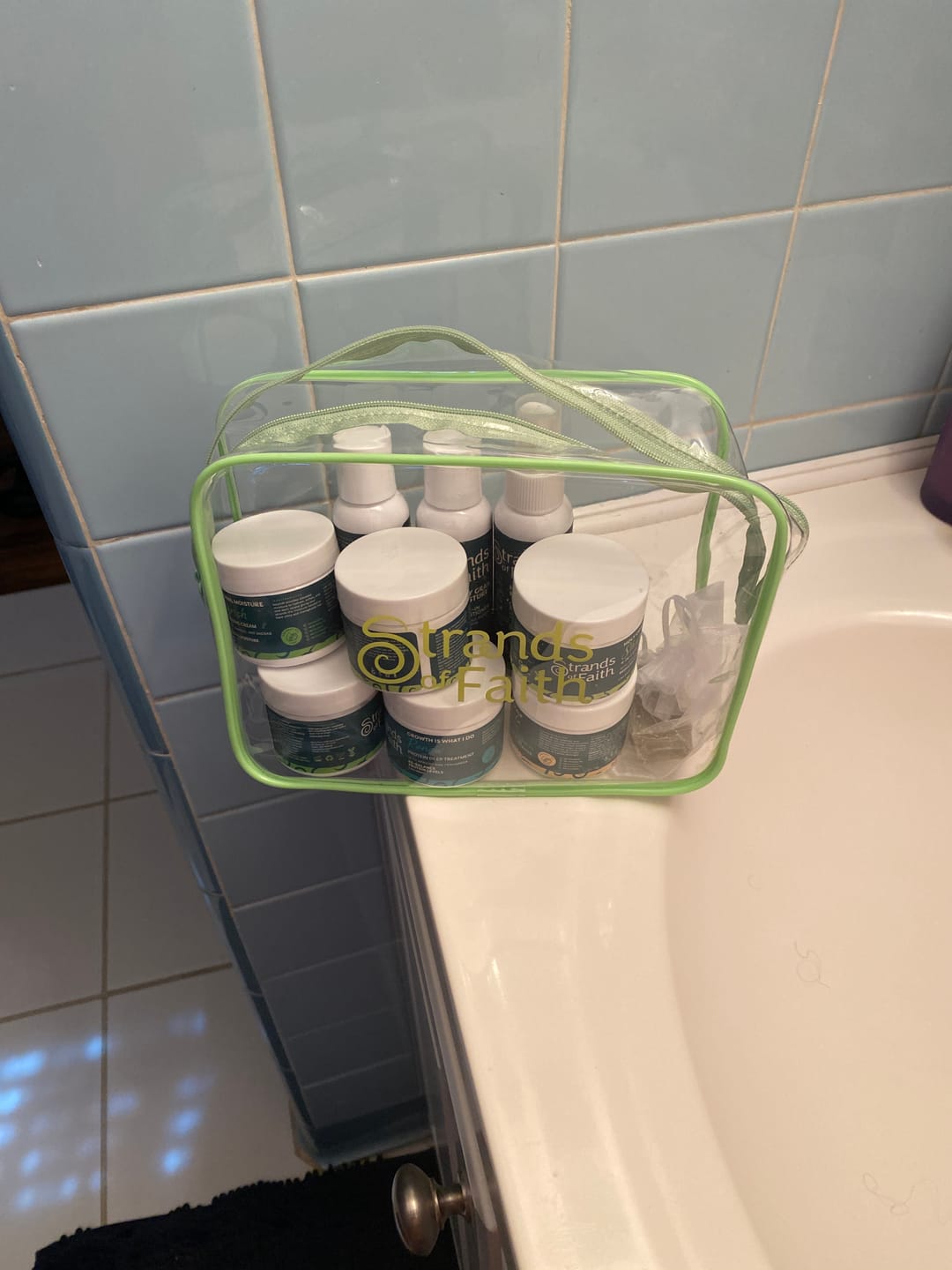 Customer photo review of Big Faith Travel Size/Sample Set