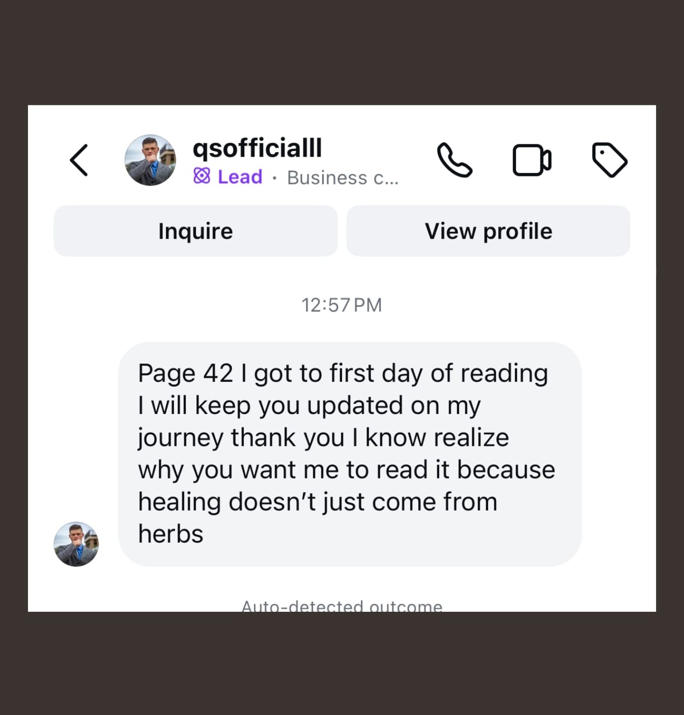Customer photo review of Temple Restoration Ebook