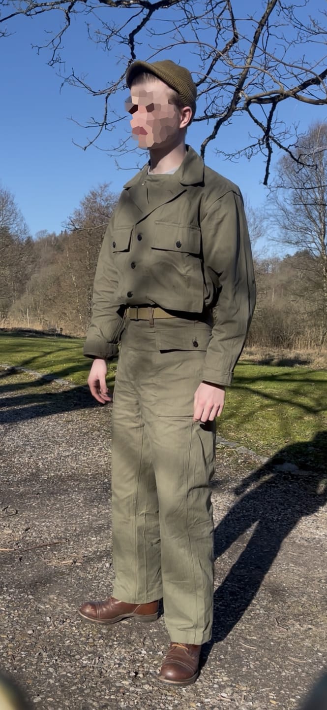 Customer photo review of US Army M-43 HBT Fatigue Trousers