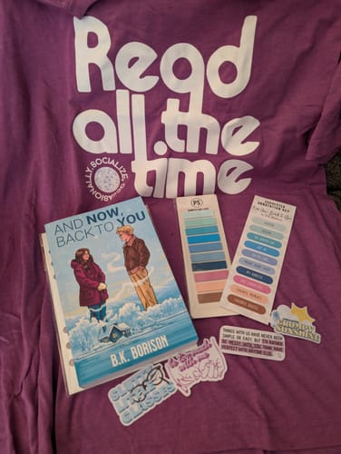 Customer photo review of smut slut book club subscription