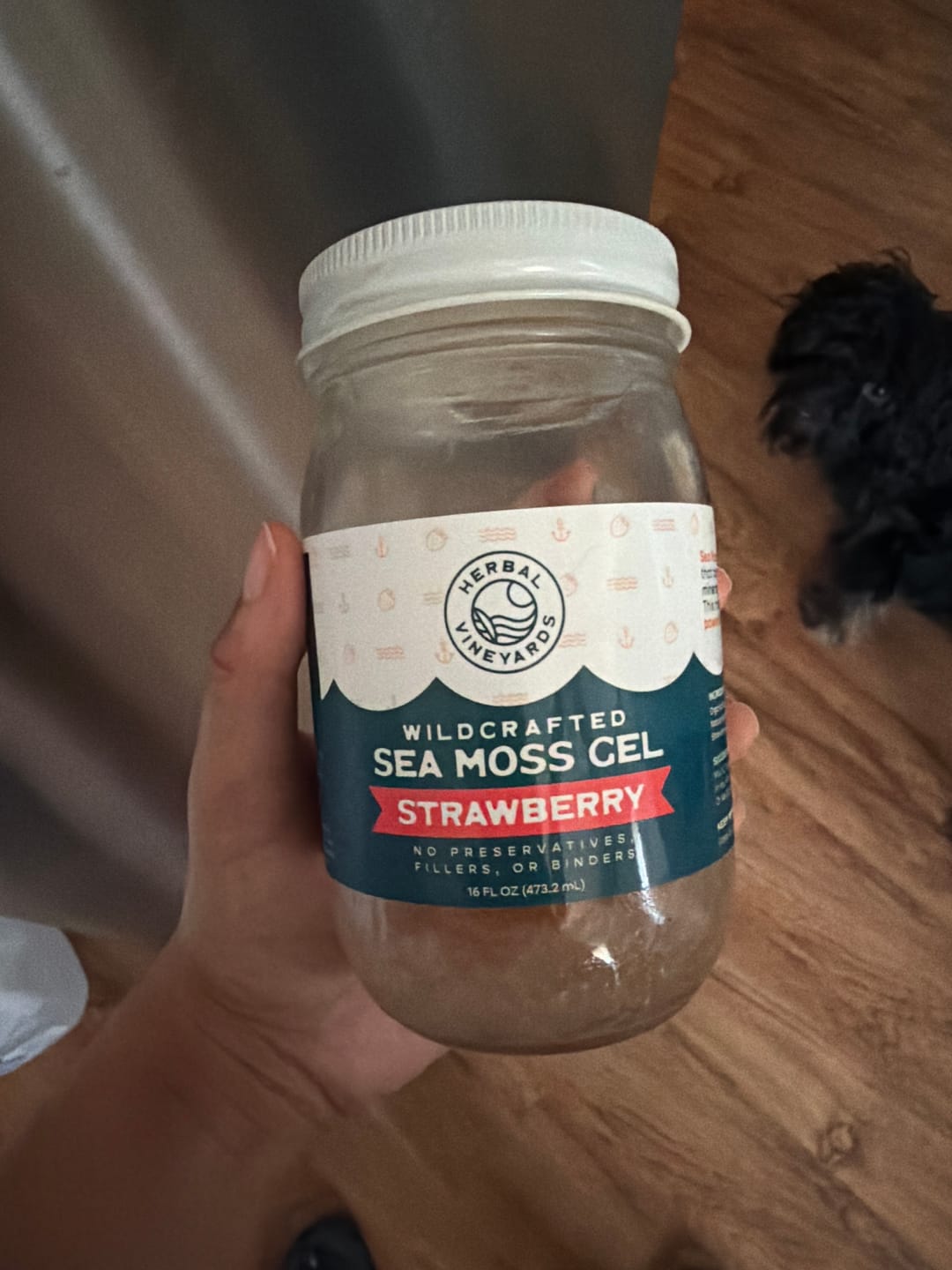 Customer photo review of EXCLUSIVE STRAWBERRY SEA MOSS GEL