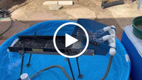 Customer video review of 6" Highbanker Hopper for Sluice Box | Gold Mining Equipment