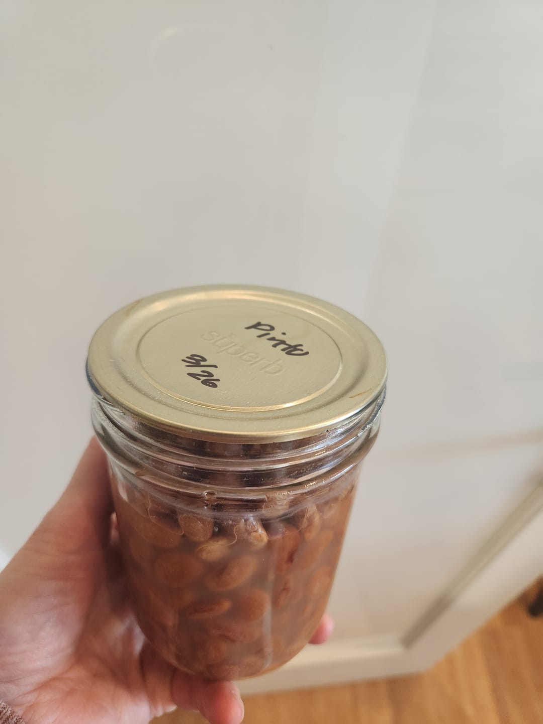 Customer photo review of Bulk Wide Mouth Canning Lids - 60 Pack