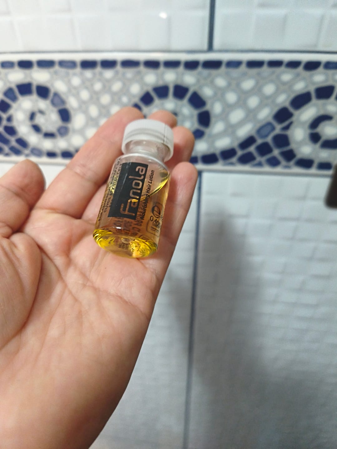 Customer photo review of Ampolla Capilar Nutritiva Reestructurante Fanola