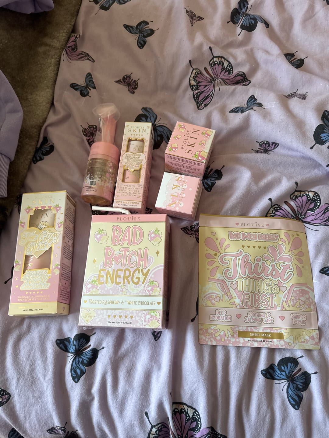 Customer photo review of P.Louise It Was The Night Before Christmas Skincare Set
