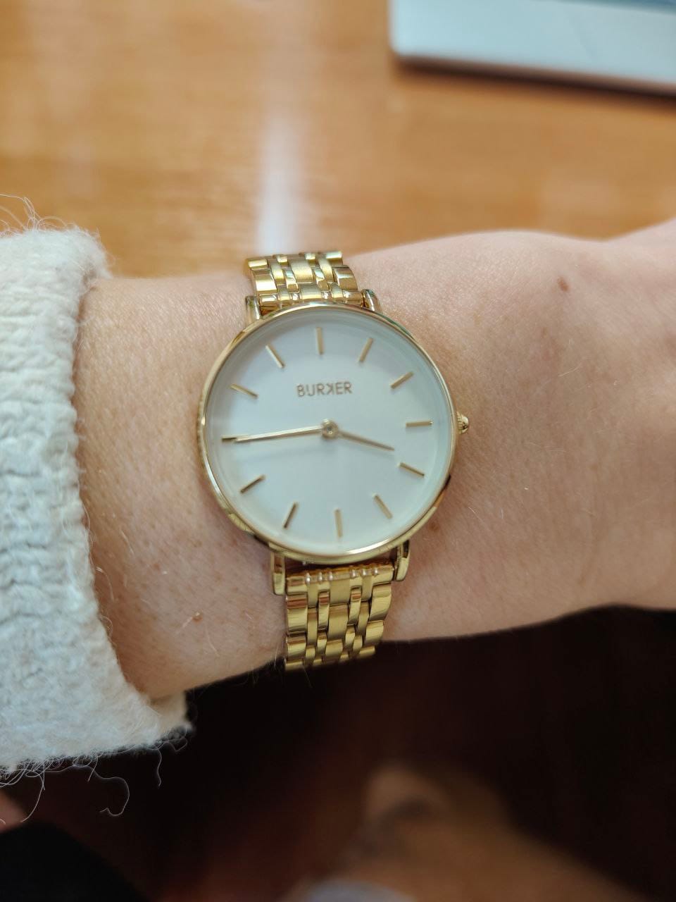Customer photo review of Ruby Petite Gold White