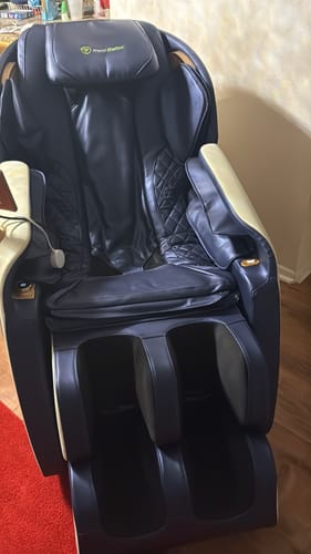 Customer photo review of Favor-06 Massage Chair Blue Refurbished
