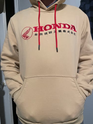 Customer photo review of 1964 Honda Brand Hoodie