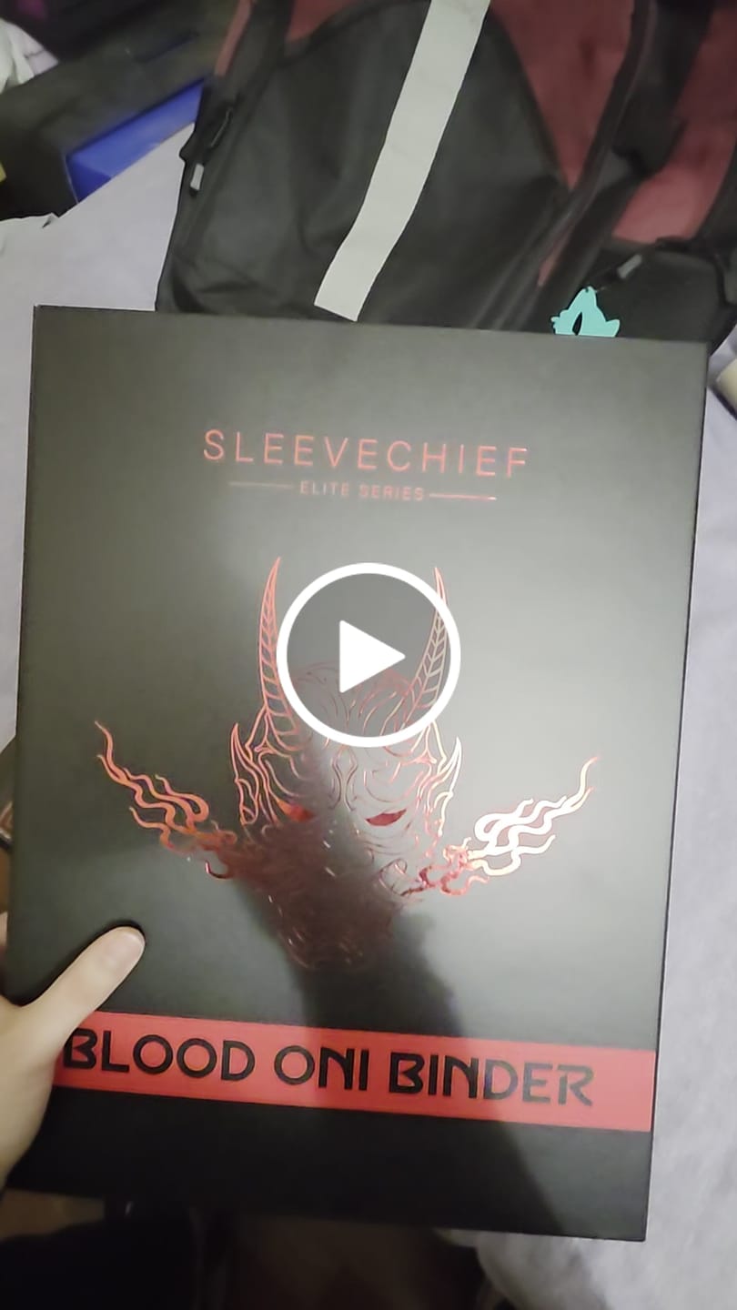 Customer video review of BLOOD ONI - 9-Pocket Trading Card Binder