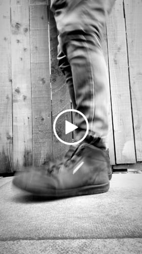 Customer video review of Lilac - Wide Toe Shoes