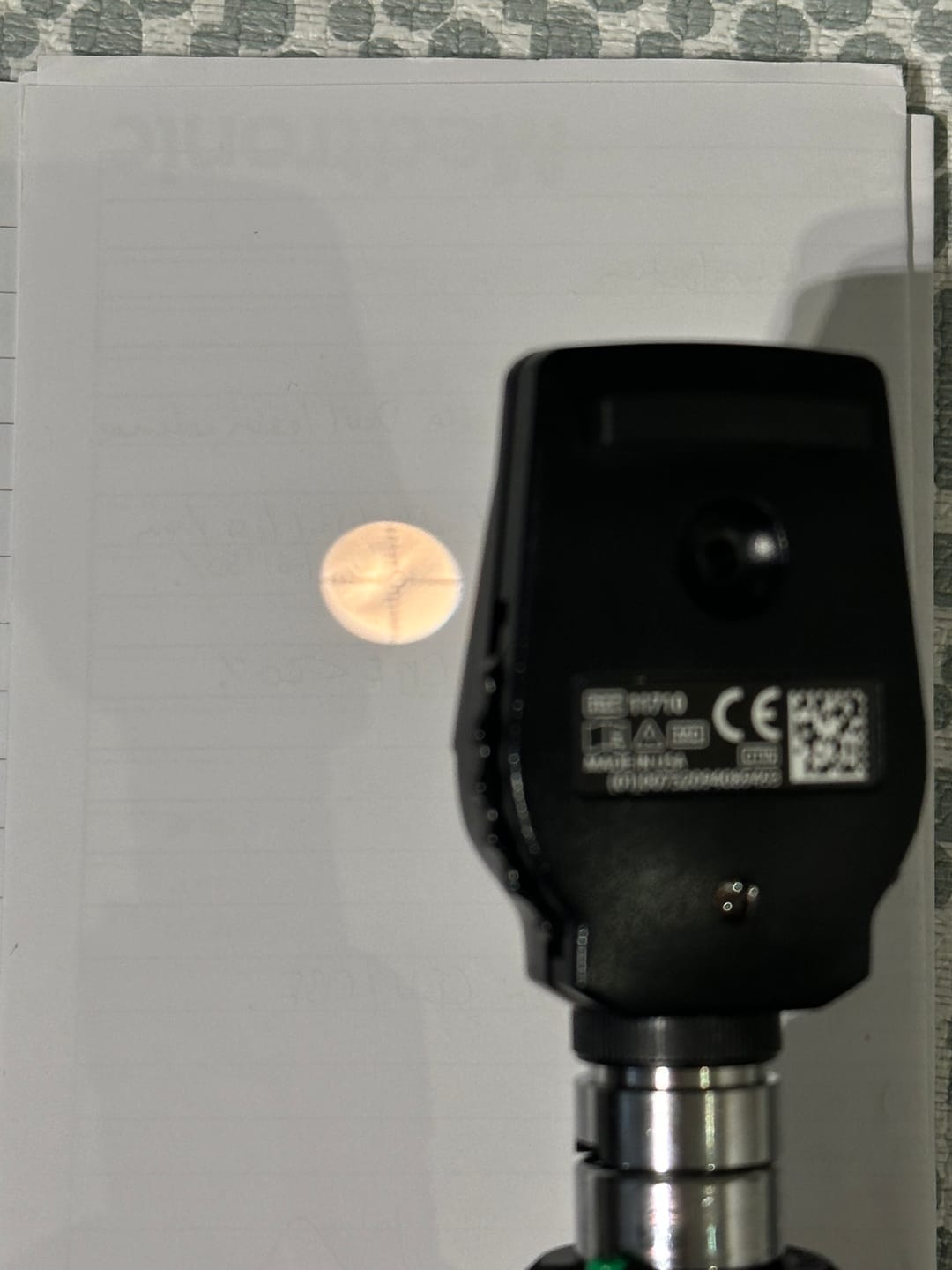 Customer photo review of Welch Allyn Diagnostic Set - Otoscope & Ophthalmoscope with Handle 97150-BI
