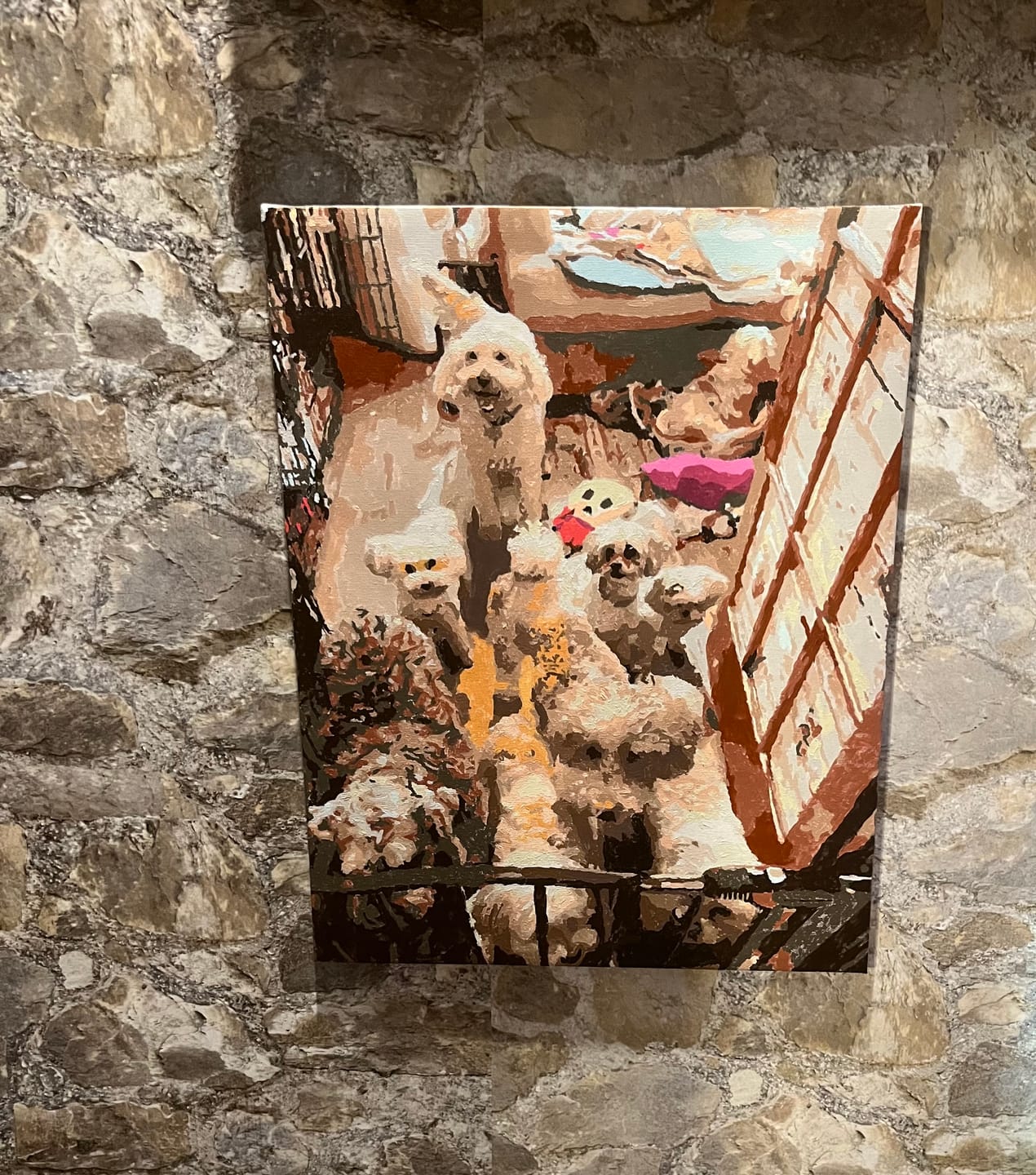 Customer photo review of DIY Wooden Frame Kit