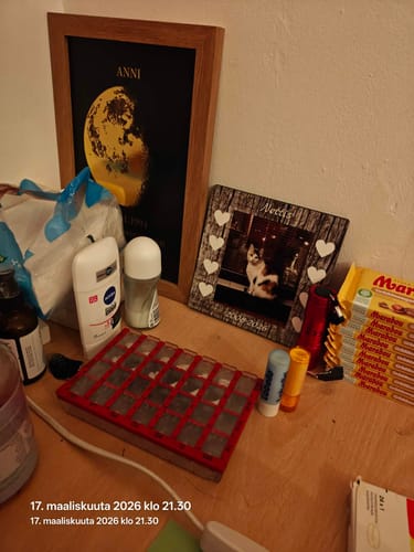 Customer photo review of Lemmikin muistotaulu