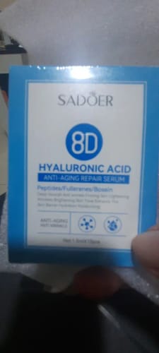 Customer photo review of Hyaluronic Acid Ultra Hydrating Serum