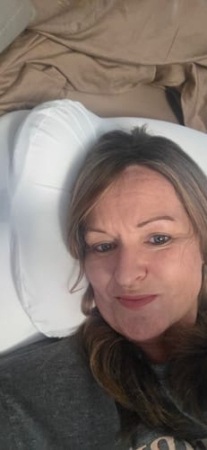 Customer photo review of Mellow CloudAlign™ Pillow