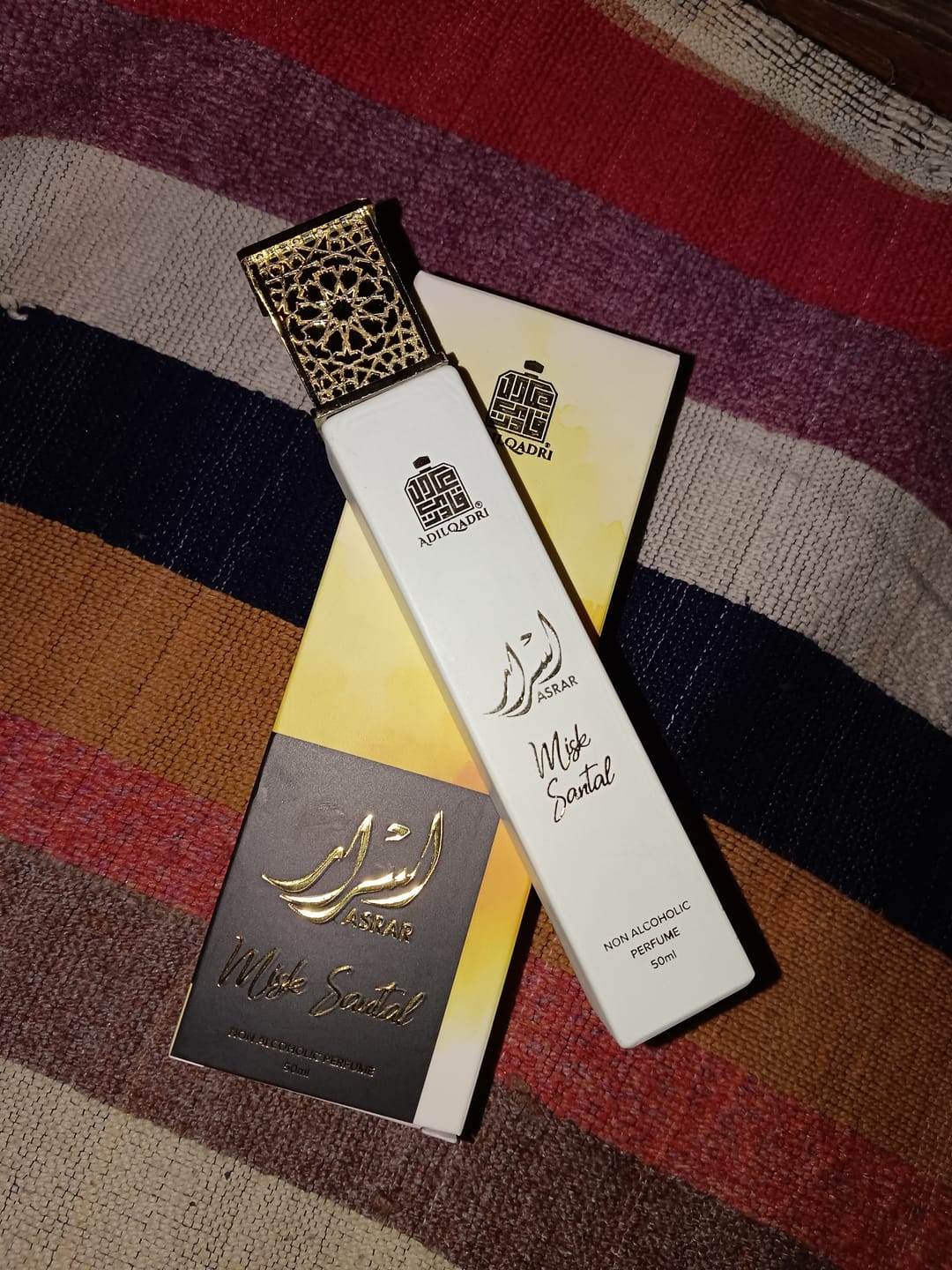 Customer photo review of Asrar Misk Santal Non Alcoholic Perfume Spray 50ml