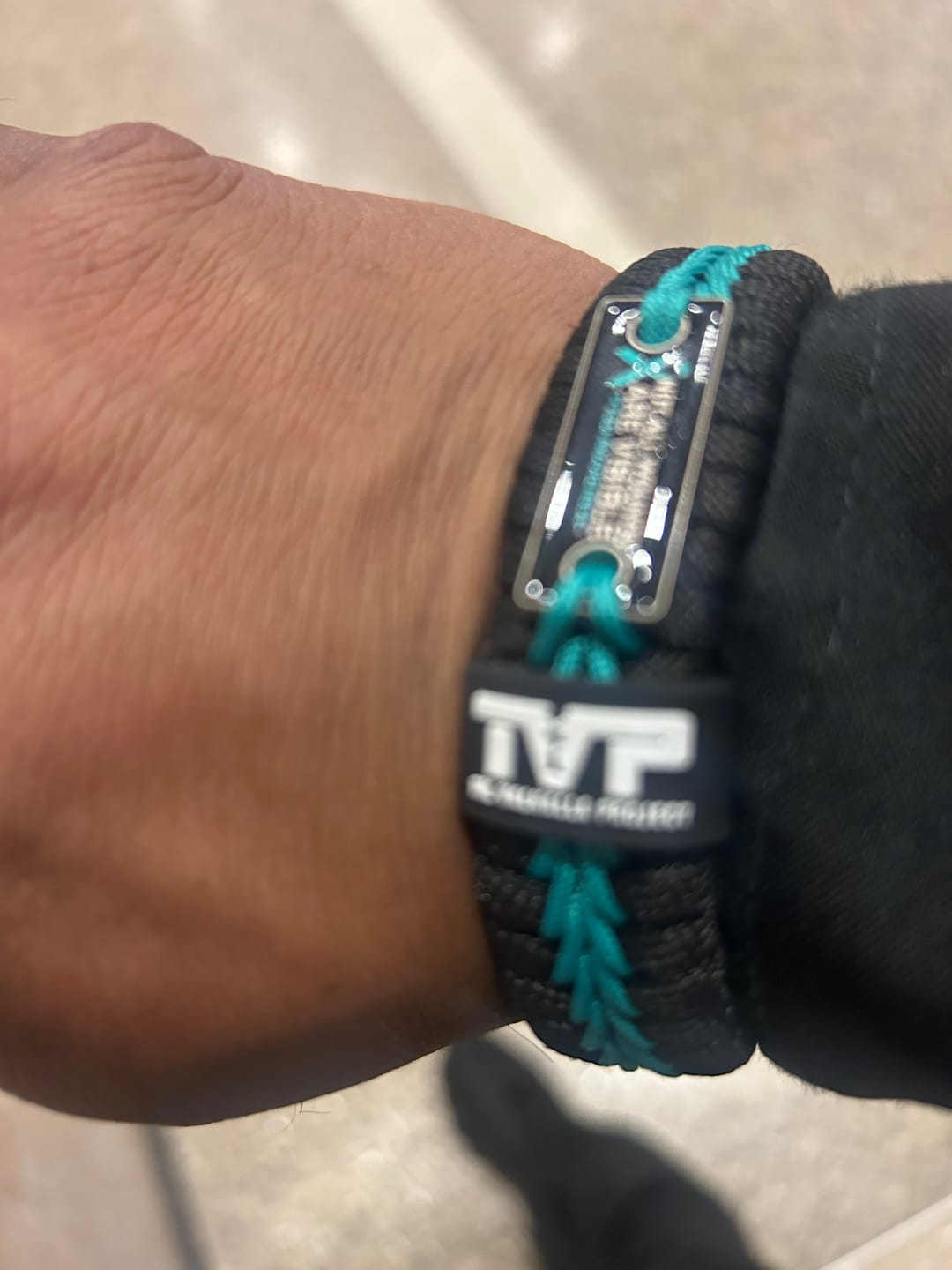 Customer photo review of PTSD Awareness - Paracord Bracelet