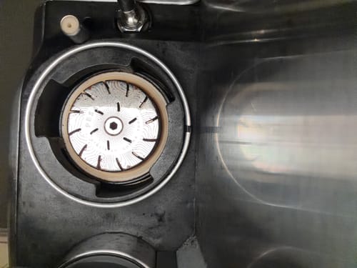 Customer photo review of High Diffusion Espresso Shower Screen - Breville