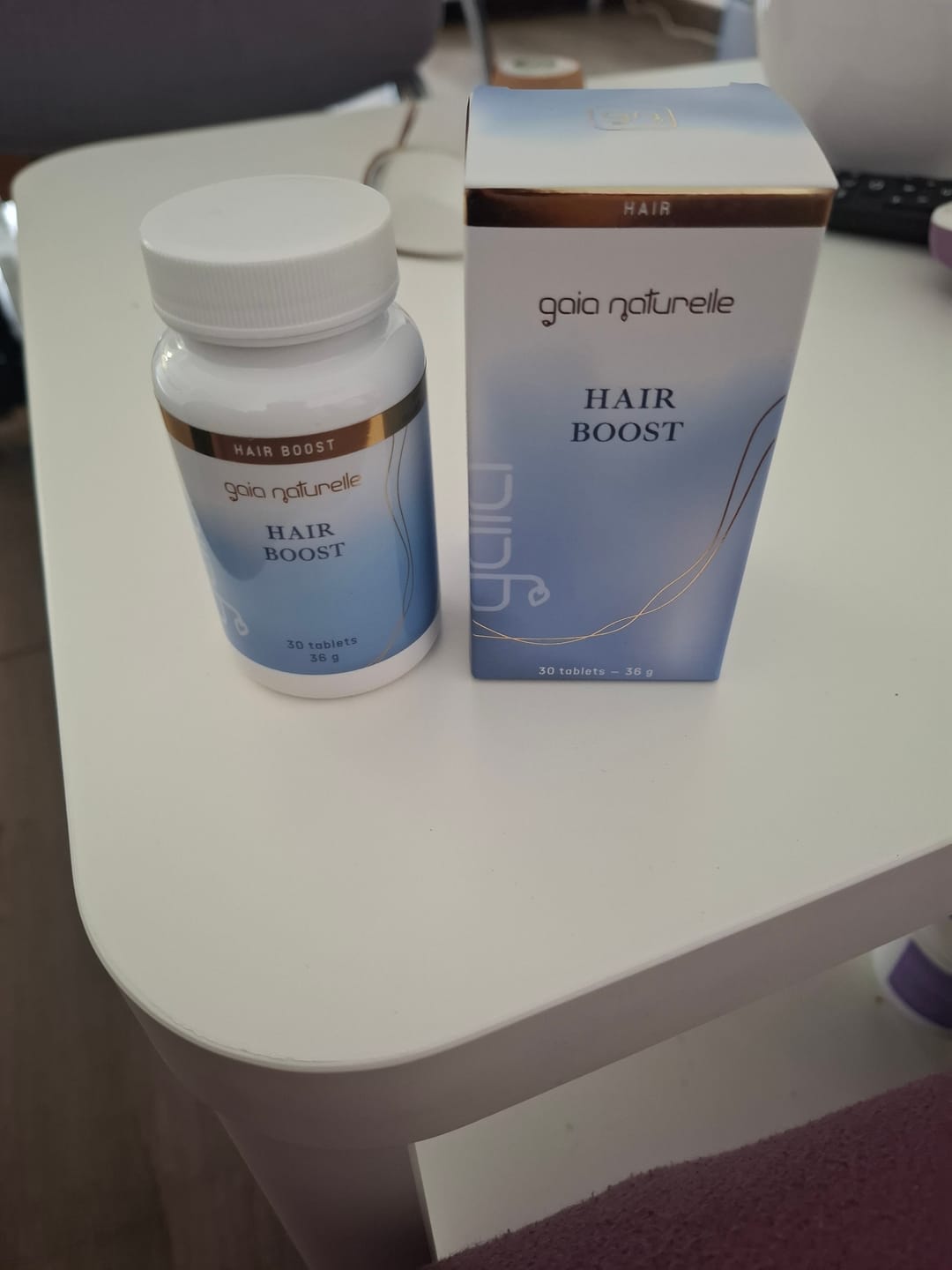 Customer photo review of Hair Boost