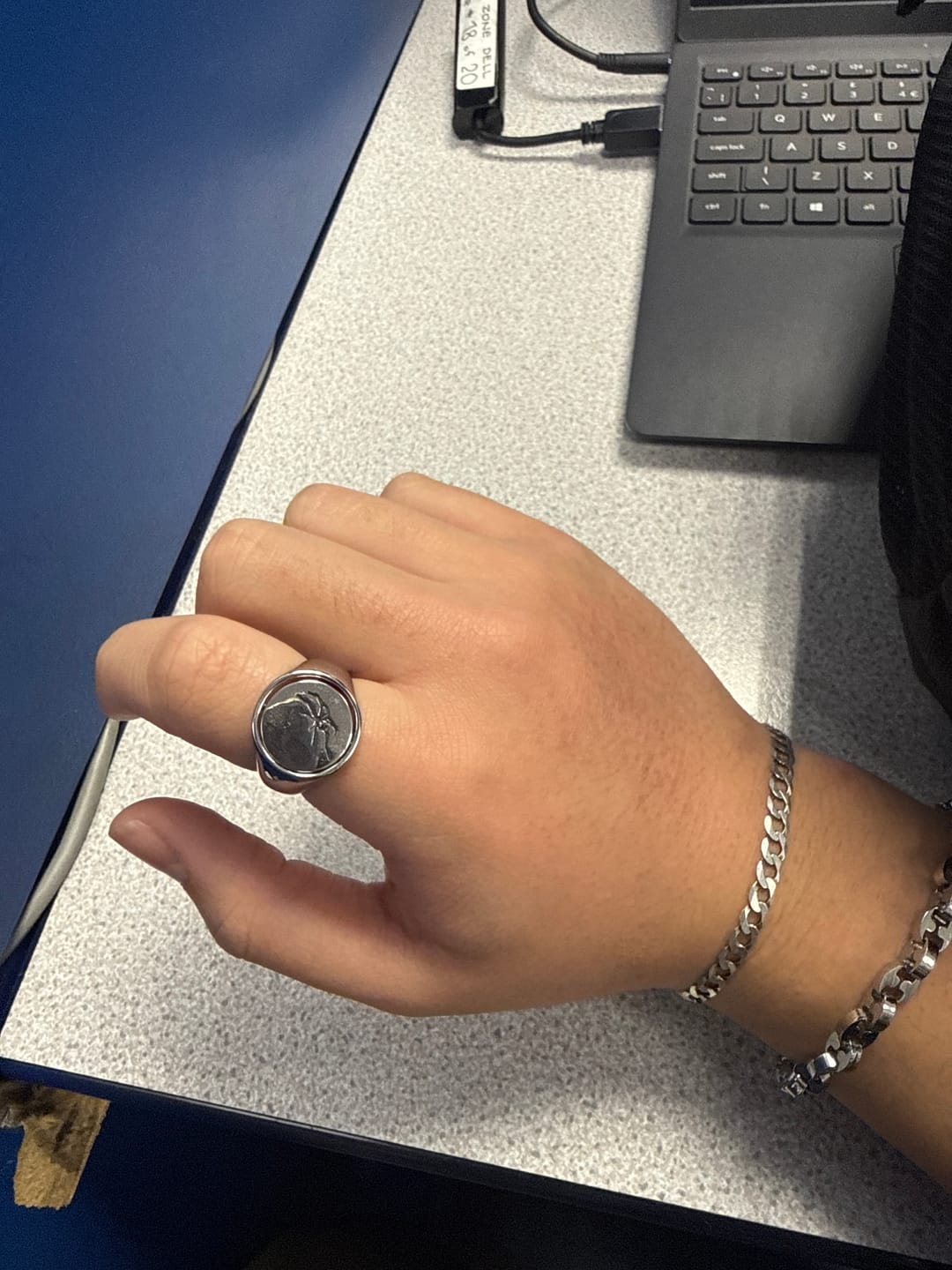 Customer photo review of Web Spinner Ring