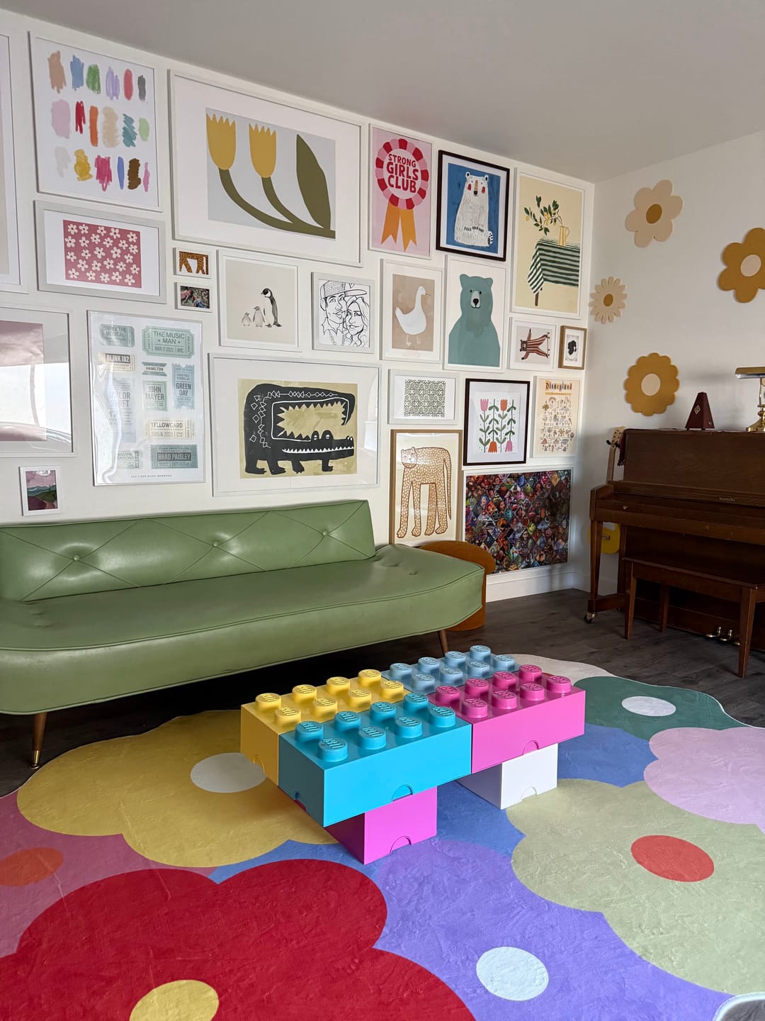 Customer photo review of Funky Flowers Rug