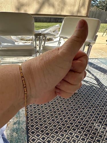 Customer photo review of Fuck Trump - Bracelet
