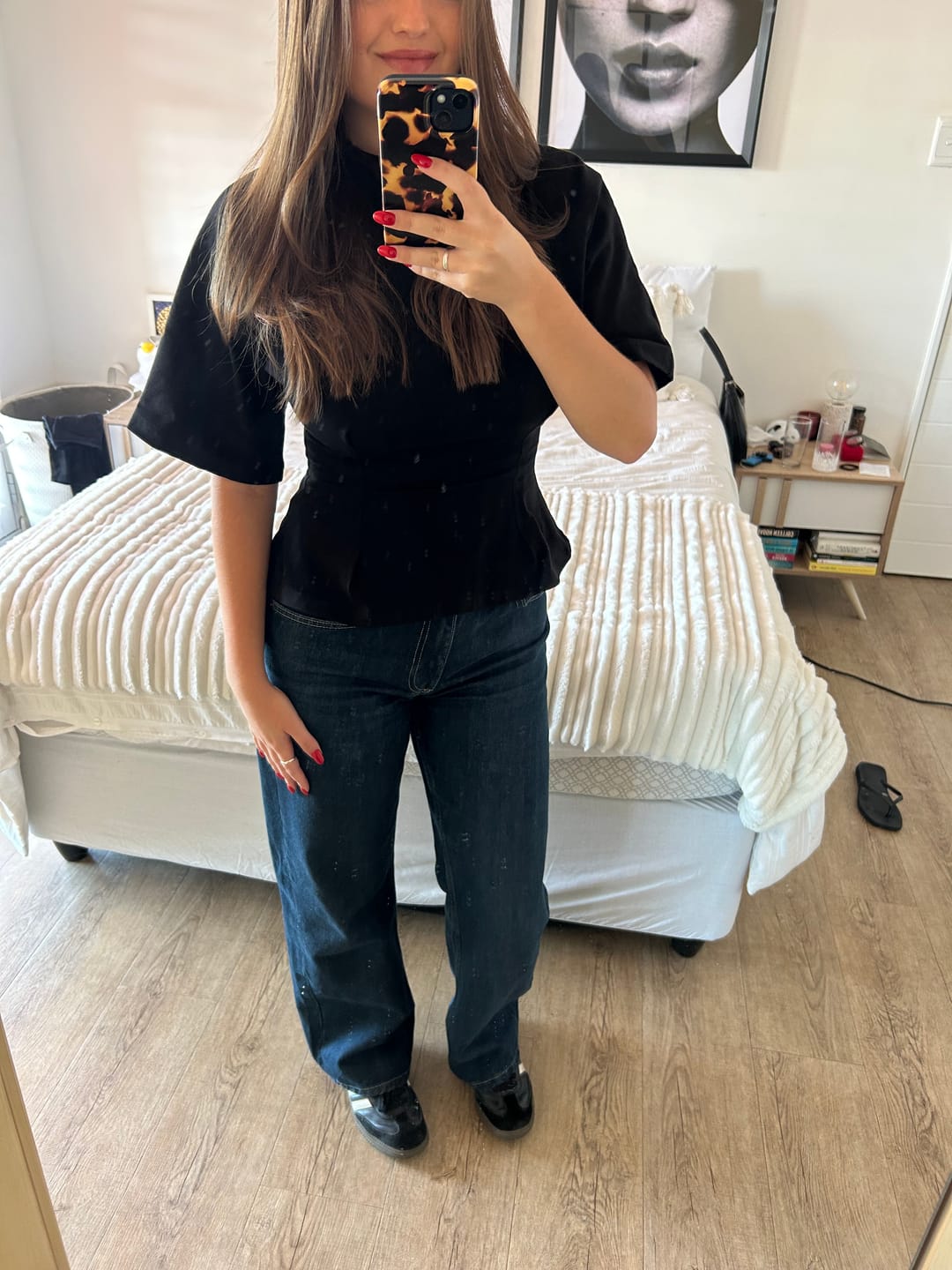 Customer photo review of Contour Tee - Black