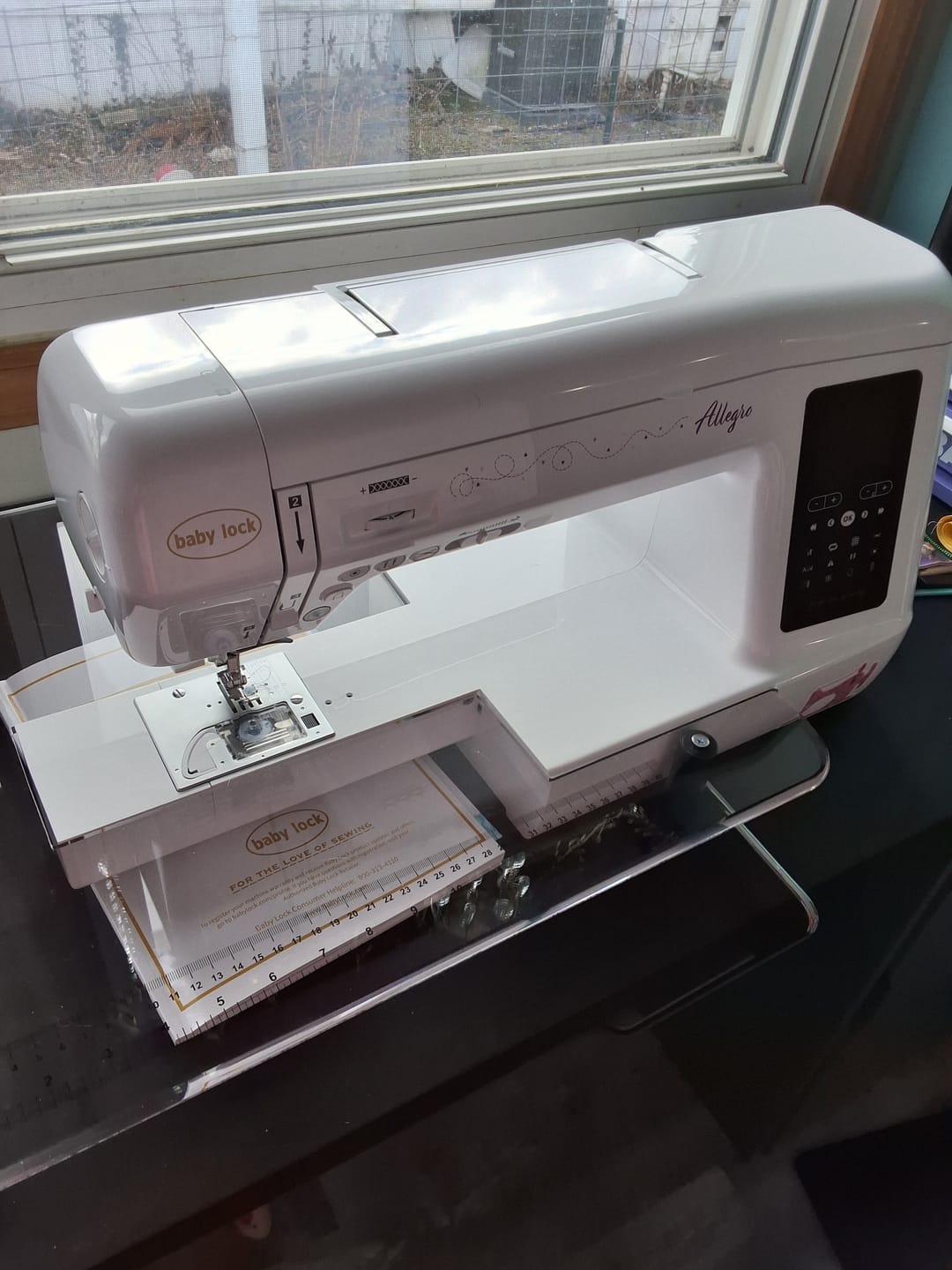 Customer photo review of Babylock Allegro Sewing & Quilting Machine