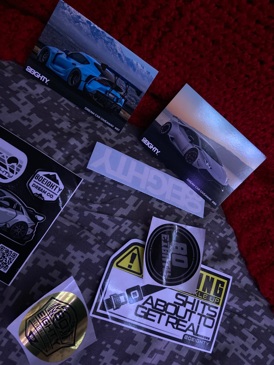 Customer photo review of 80Eighty® Please Buckle Up Sticker