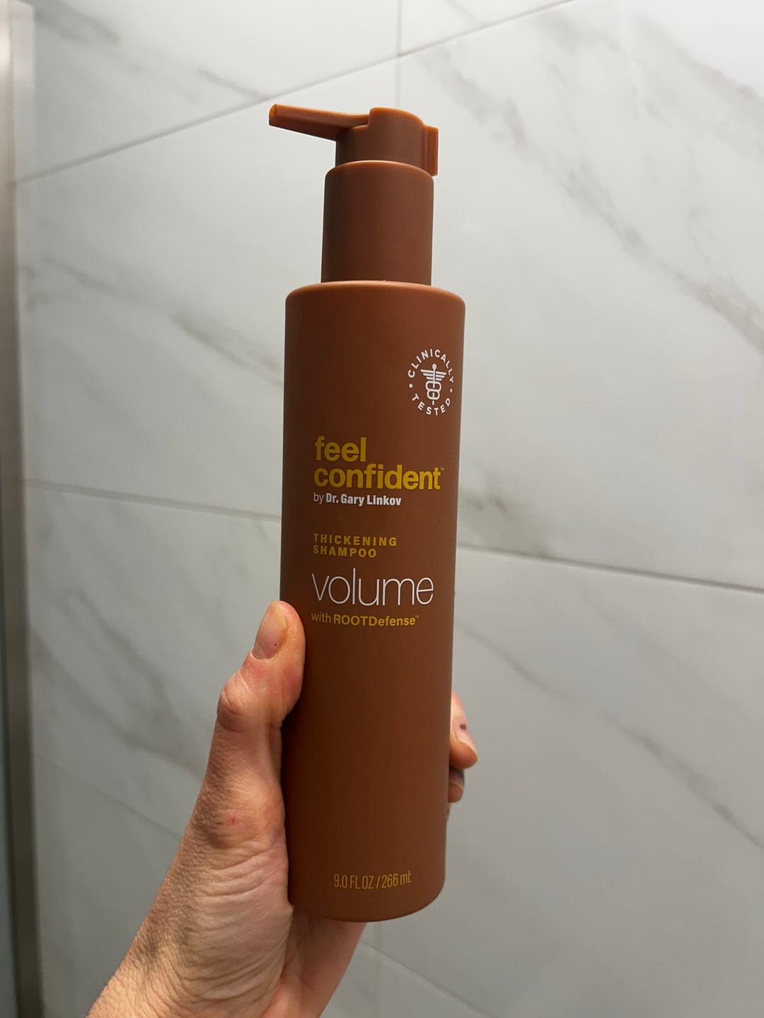 Customer photo review of Thickening Shampoo