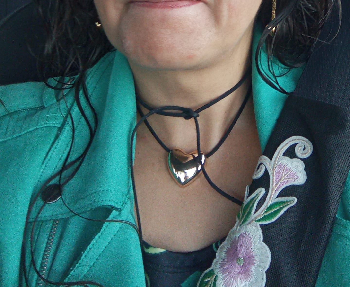 Customer photo review of Collar Charm Corazón