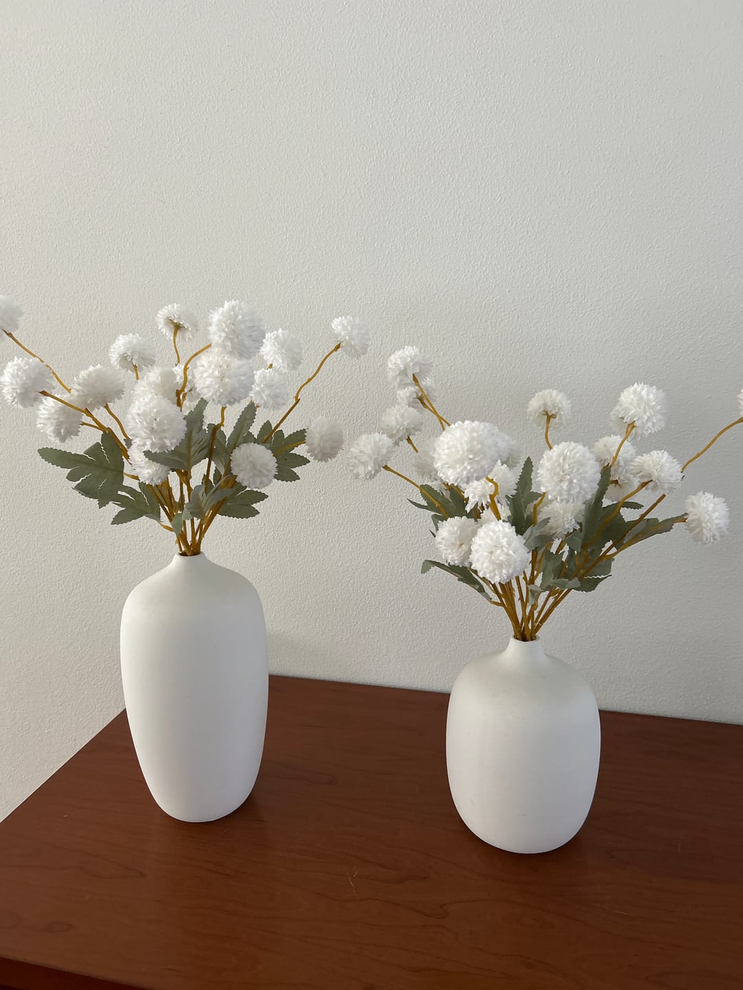 Customer photo review of Zijden Kiku Bloemen - Wit