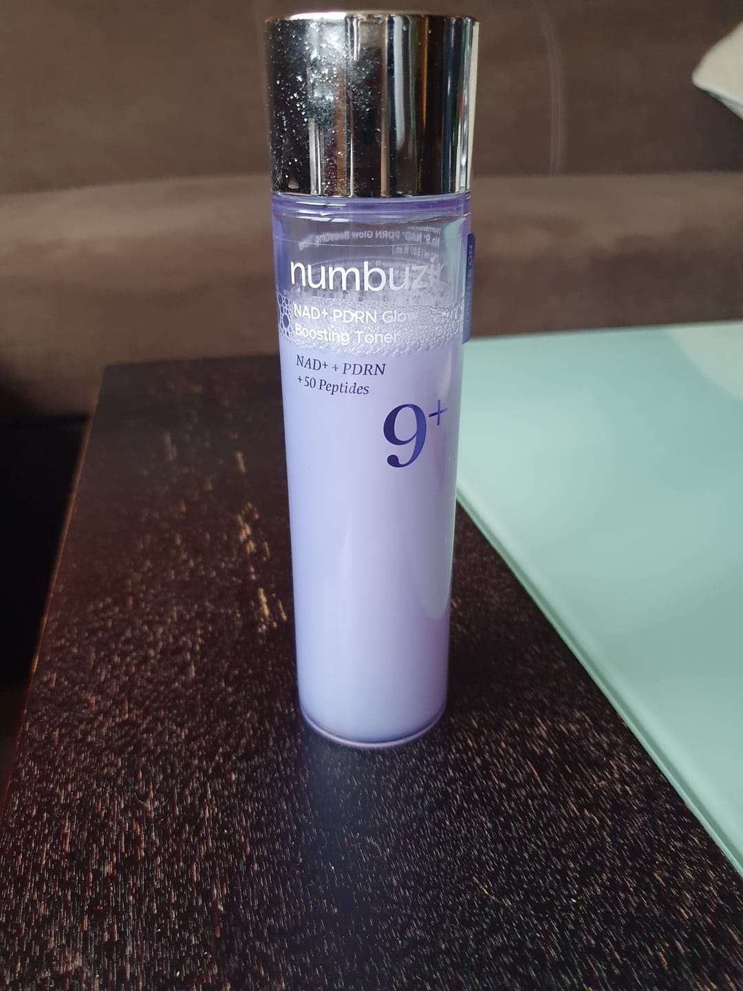 Customer photo review of Atjaunojošs peptīdu toniks Numbuzin No.9 NAD+ PDRN Glow Boosting Toner