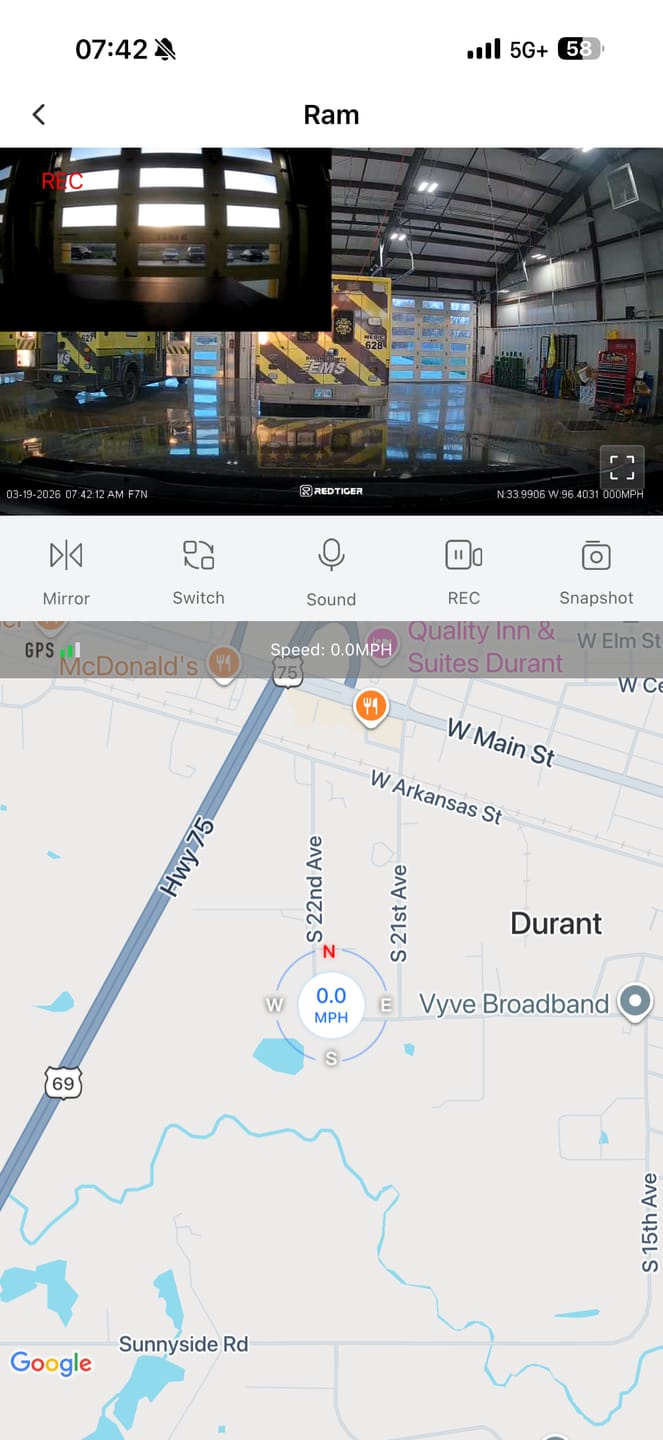 Customer photo review of REDTIGER F7NP Dash Cam Front Rear, STARVIS 2 Sensor, 5.8GHz WiFi-20MB/s Fast Download, Dash Camera for Cars with GPS, WDR Night Vision, 170°Wide Angle, 24H Parking Mode