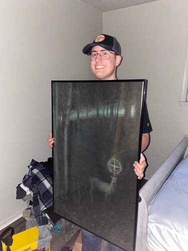 Customer photo review of The Vision of Saint Hubert | Franz von Stuck | 1890