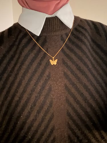 Customer photo review of Patience & Hope Necklace