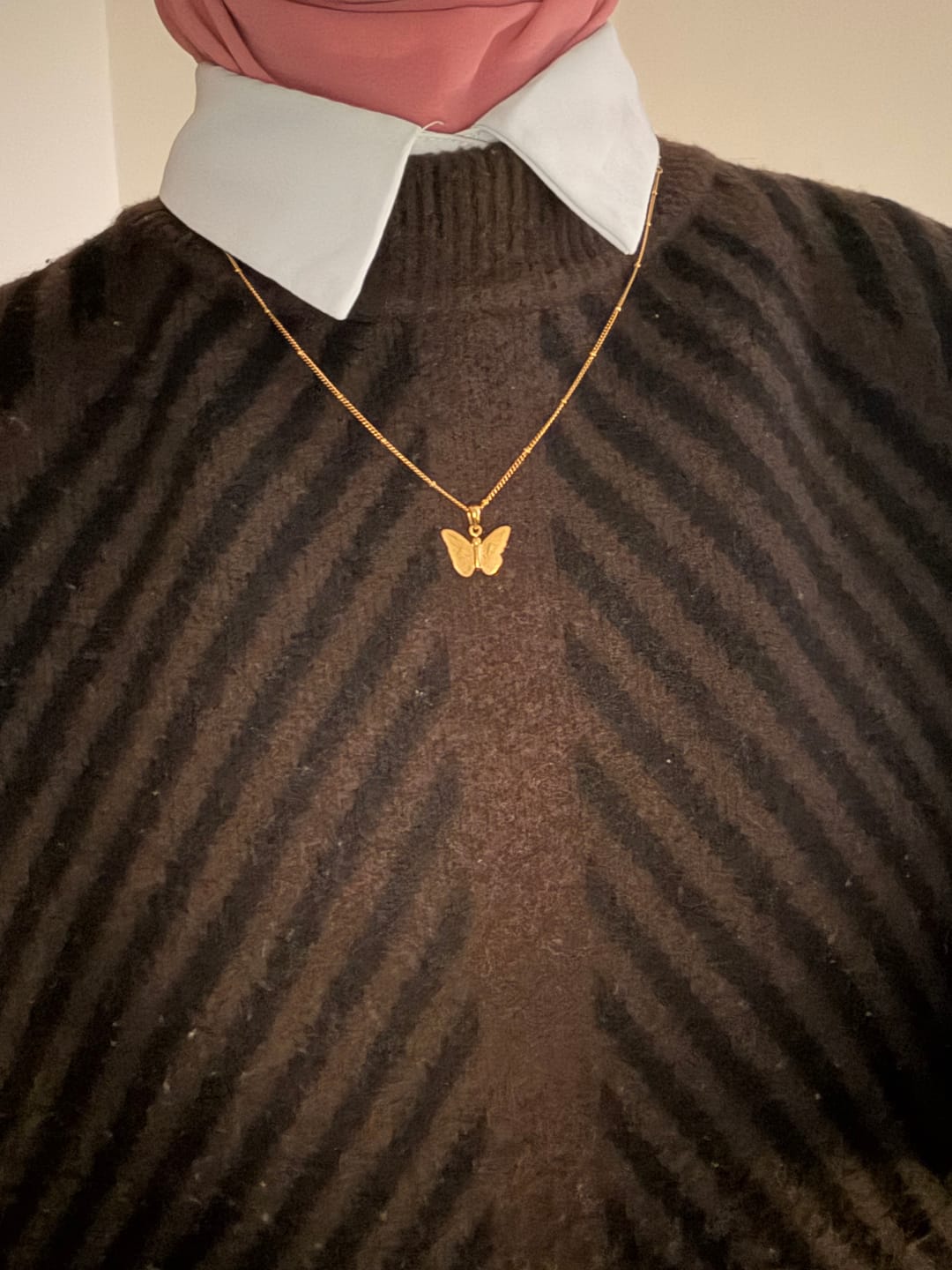 Customer photo review of Patience & Hope Necklace