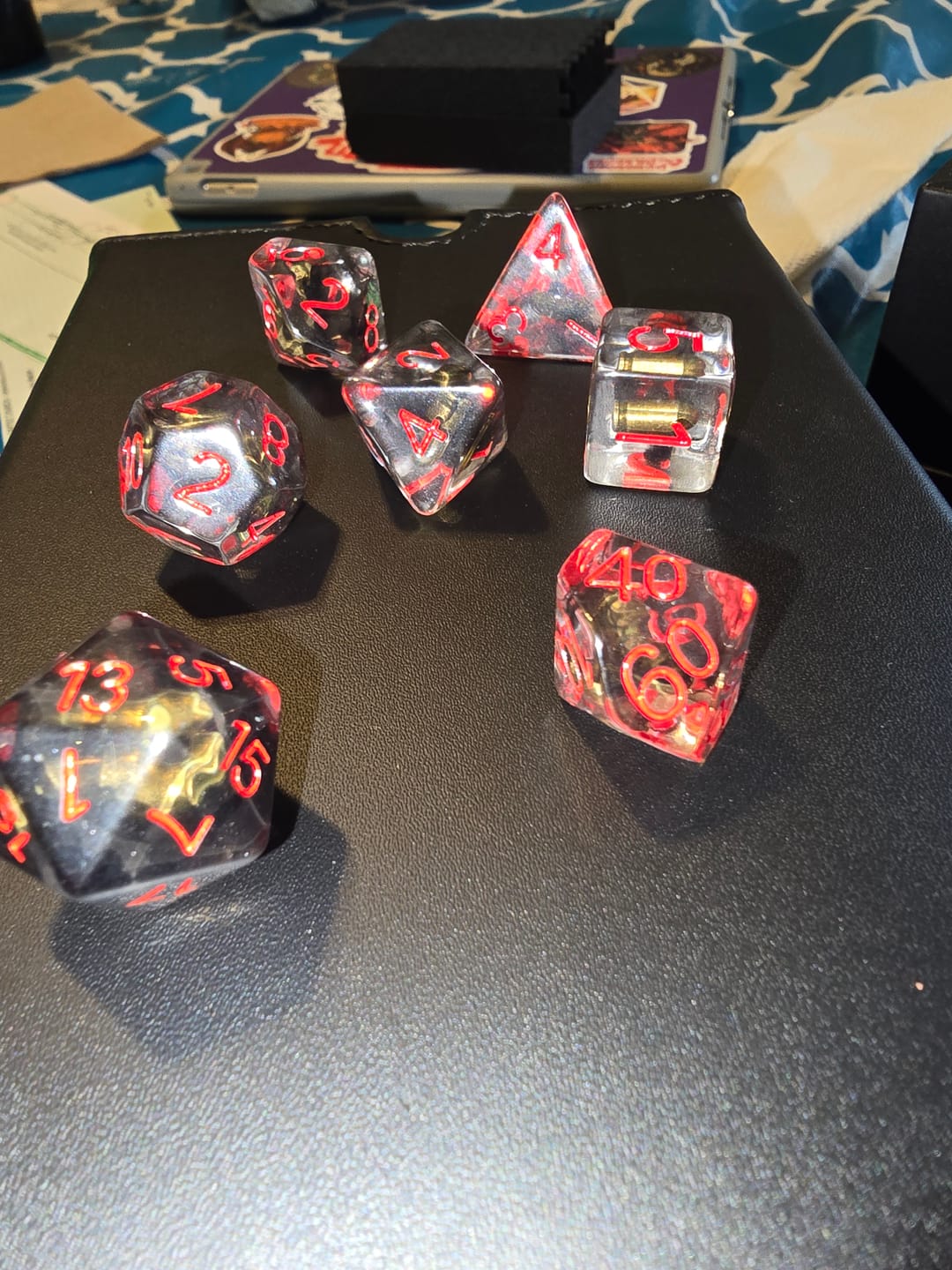 Customer photo review of Only Crits Mystery Box: Regular Dice