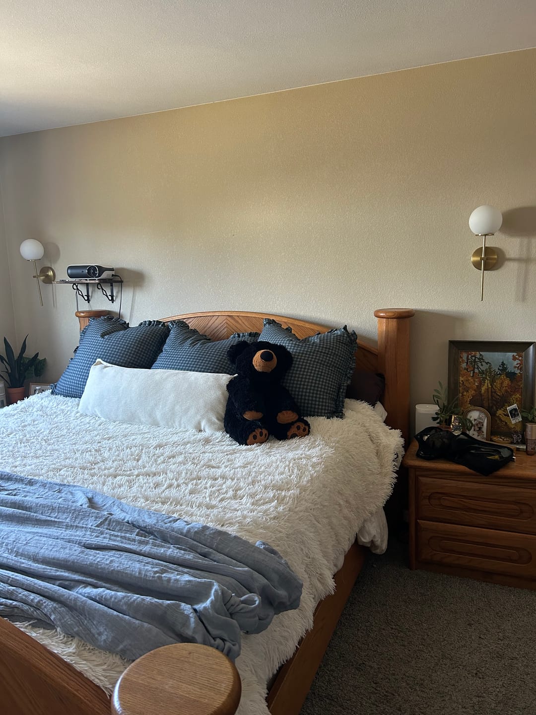 Customer photo review of Premium Faux Down Insert (8 Sizes Available)