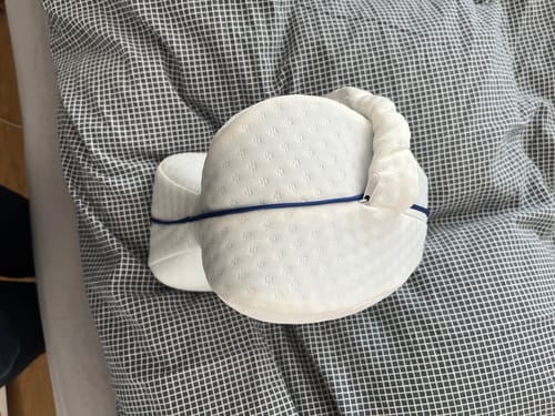 Customer photo review of Cellsius Orthopädisches Kniekissen - Das Geheimnis eines schmerzfreien Schlafs