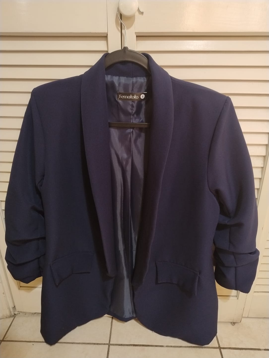 Customer photo review of Blazer Coddy Azul Marino