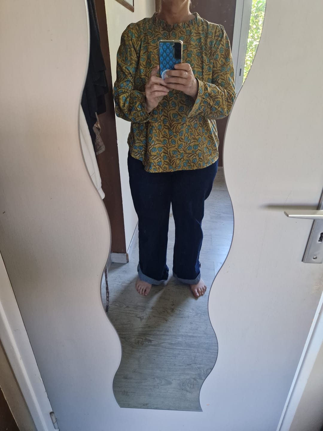 Customer photo review of Blouse  Fantine - Bleuet Lin