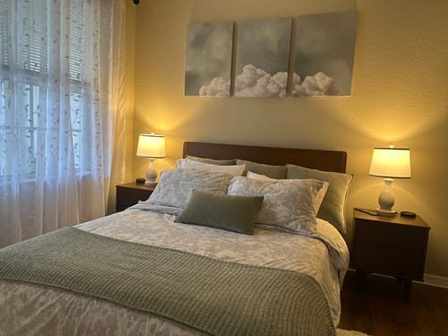 Customer photo review of Tranquil Fluffy Cloud Set of 3 Prints
