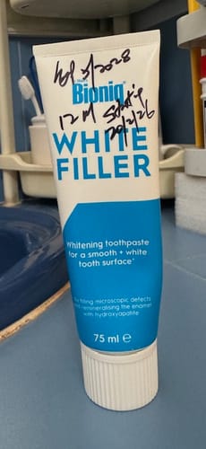 Customer photo review of Bioniq® White Filler Toothpaste 75ml