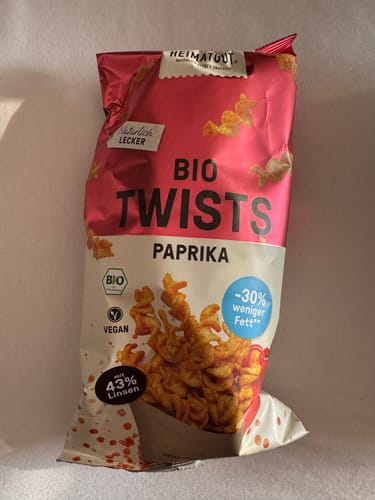 Kundenbewertung mit Foto zu BIO Twists Paprika