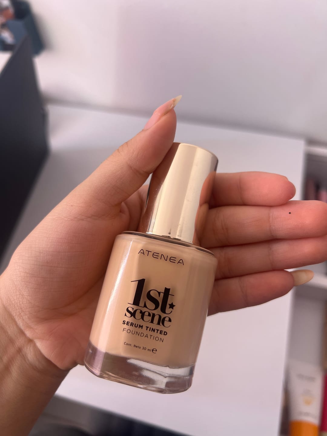Customer photo review of TINTA DE MAQUILLAJE | SERUM TINTED